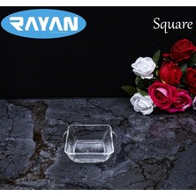 Neonova Square Tekli Kare Cam Kahvaltılık Kase ROYALEKS-81485