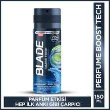 Blade Marine Fresh Erkek Alüminyumsuz Deodorant 150 Ml Hızlı Kurur, Leke Bırakmaz