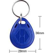 Sarkey SR-600 H Proximity Keyfob 125KHZ Anahtarlık (Farklı RENKLER)100 Lü Paket