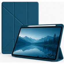 MobaxAksesuar Apple iPad Air 11INÇ M4/m3/m2 2026-2024 Kılıf Kalem Bölmeli Trifolding Case