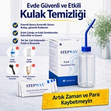 Stepwax Kolay Dış Kulak Yolu Temizleme Seti 8 Kullanımlık Etkili Çözüm Zararlı Bileşenler İçermez
