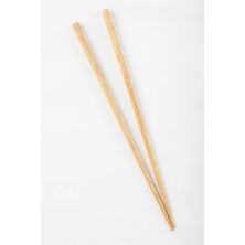 CATEKSSS Bambu Chopstick 1 Çift 24 cm Sade Ahşap, Siyah Çin Yemek Çubuğu Bambu Kahverengi
