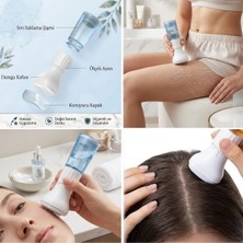 Hereveoyuncak 140 Iğneli Serum Hazneli Dermaroller – 0-3 mm Ayarlı Dermaroller Mikro Iğneli Saç, Cilt ve Vücutt Bakım Aparatı