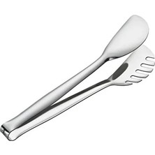 CATEKSSS Salata Maşası - 24 cm Çelik Gri