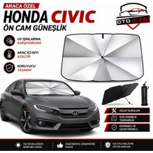 OtoÇizgi Toyota Rav4 Şemsiye Tip Ön Cam Güneşliği Katlanabilir Uv Korumalı Araç Cam Güneşlik