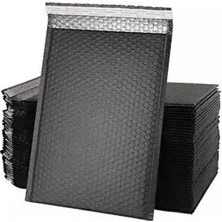 CATEKSSS Patpatlı Balonlu Kargo Poşeti, Bantlı Siyah E Ticaret Poşeti 5 Adet 25X35+5 Gri 35 x 25 x 12
