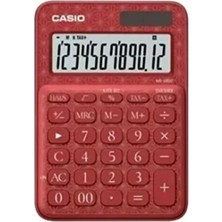 Casio MS-20UC-JRD 12 Hane Kırmızı Desenli Masa Üstü Hesap Makinesi