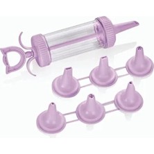 CATEKSSS Bager Milenyum Krema Pompası 6'lı Paket Plastik Beyaz