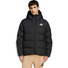 adidas Essentials Climawarm 3 Stripes Erkek Siyah Outdoor Mont JM4165