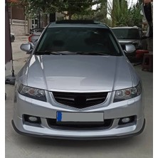 Oto h.i.t. Honda Accord Uyumlu Ön Lip Tampon Eki Body Kit Yumuşak Mat Siyah Kırılmaz
