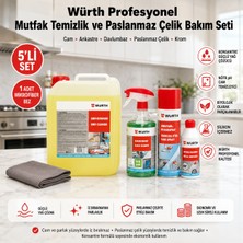Würth Profesyonel Mutfak Temizlik ve Paslanmaz Çelik Bakım Seti
