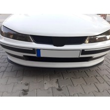 Oto h.i.t. Peugeot 406 Uyumlu Ön Lip Tampon Eki Body Kit Yumuşak Mat Siyah Kırılmaz