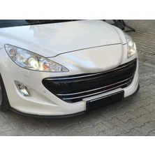 Oto h.i.t. Peugeot Rcz Uyumlu Ön Lip Tampon Eki Body Kit Yumuşak Mat Siyah Kırılmaz
