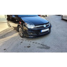 Oto h.i.t. Opel Astra H Uyumlu Ön Lip Tampon Eki Body Kit Yumuşak Mat Siyah Kırılmaz