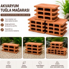 Belirtilmemiş Doğal Seramik Tuğla Modelli 3 Lü Vatoz ,yavru Balık Saklanma Alanı