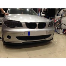 Oto h.i.t. Bmw E87 1 Serisi Uyumlu Ön Lip Tampon Eki Body Kit Yumuşak Mat Siyah Kırılmaz