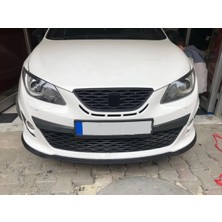 Oto h.i.t. Seat Ibiza Uyumlu Ön Lip Tampon Eki Body Kit Yumuşak Mat Siyah Kırılmaz