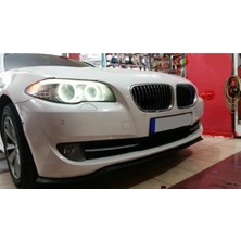 Oto h.i.t. Bmw F10 Uyumlu Ön Lip Tampon Eki Body Kit Yumuşak Mat Siyah Kırılmaz