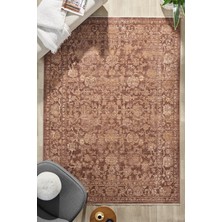 Venucci Home & Living Aloria %100 Polyester Vintage Modern  Dokuma Salon Oturma Odası Halısı