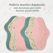 Going Zeero Yıkanabilir Regl Pedi %100 Pamuk 6 Parça Gece Kullanım İçin Anti Alerjik Extra Büyük Set