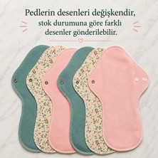 Going Zeero Yıkanabilir Regl Pedi 6'lı Extra Büyük %100 Pamuk Anti Alerjik Ultra Uzun