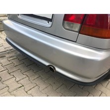Oto h.i.t. Honda Civic Ies Arka Tampon Uyumlu Ön Lip Tampon Eki Body Kit Yumuşak Mat Siyah Kırılmaz
