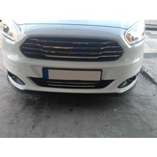 Oto h.i.t. Ford Courıer Uyumlu Ön Lip Tampon Eki Body Kit Yumuşak Mat Siyah Kırılmaz