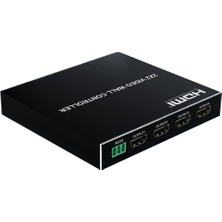 Dark 2x2 Hdmı/dvı Video Wall Controller - 2 Giriş/4 Çıkış, RS-232 Port, 1080P, Tak&çalıştır Kolay Kullanım, Kumandalı, Profesyonel Çoklu Ekran Birleştirme Cihazı (DK-HD-MW2X2)