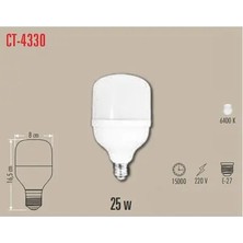 CATEKSSS Ct 4330 20W LED Ampül Beyaz