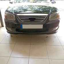 Oto h.i.t. Kia Cerato Uyumlu Ön Lip Tampon Eki Body Kit Yumuşak Mat Siyah Kırılmaz