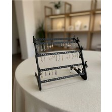 Filkorium3D Takı Standı - Küpe Standı - Kolye Askısı - Modern Takı ve Küpe Standı - 5 Bölmeli Küpe Standı