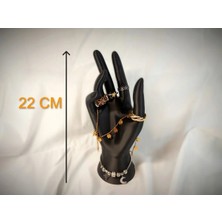 Filkorium3D El Modelli Takı Standı - Mücevher Standı - Takı - Yüzük - Kolye- Bileklik Askısı - Düzenleyici 22 cm