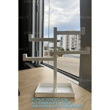 Filkorium3D Minimalist Takı ve Kolye Standı - Zarif Düzenleyici - Dekoratif Kolye ve Takı Standı - Dikey Stand