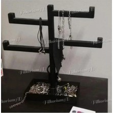 Filkorium3D Minimalist Takı ve Kolye Standı - Zarif Düzenleyici - Dekoratif Kolye ve Takı Standı - Dikey Stand