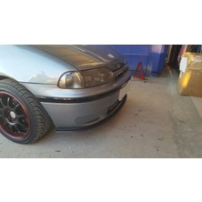 Oto h.i.t. Fiat Palio Uyumlu Ön Lip Tampon Eki Body Kit Yumuşak Mat Siyah Kırılmaz