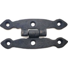 Teda Antika Tarz Dekoratif Pirinç Dar Menteşe - 75X39 Mm, Oksit Teda Najmaddin