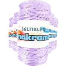 Teda 5 Adet Polyester Makrome Ipi 3200 Lila 100 gr Teda Najmaddin