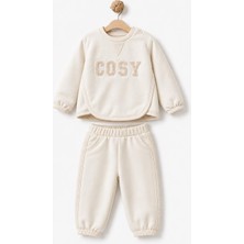 BabyCosy Organic Wear Bebek Alt Üst Takım  %47 Pamuk - %47 Modal- %6 Elastan , Bebek - Yenidoğan- CSY8041