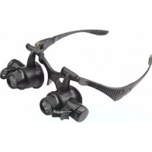 Teda Gözlük Modeli 10X 15X 20X 25X Lens,2led Işıklı,büyüteç Teda Najmaddin