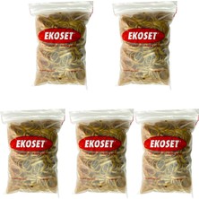 Ekoset Kauçuk Geniş Paket Lastiği 50X5MM 500 Gram 5li Paket