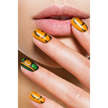 Artikel Halloween-3 Tırnak Dövmesi, Tırnak Tattoo, Nail Art, Tırnak Sticker