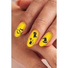 Artikel Halloween-1 Tırnak Dövmesi, Tırnak Tattoo, Nail Art, Tırnak Sticker