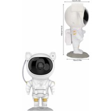 Mey ® Astronot Şeklinde Bluetooth Hoparlör Gökyüzü Kumandalı Aydınlatma Lamba Mey Najmaddin