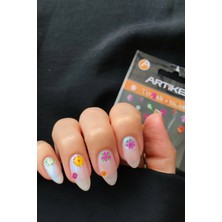Artikel Çiçekler Tırnak Sticker , Nail Sticker, Nail Art