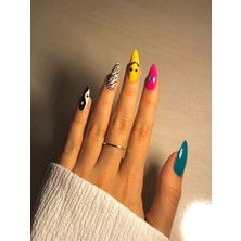 Twinseven Zebra Desenli Tırnak Dövmesi,tırnak Tattoo,nail Art ,tırnak Sticker