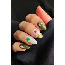 Artikel Yapraklar Tırnak Sticker , Nail Sticker, Nail Art