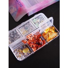 Artikel Tırnak Süsleme ve Makyaj Taşı, Kolay Uygulanabilir, Nail Art Tırnak Süsleme ve Makyaj Taş Set