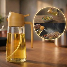 Kıvamında Dökme ve Püskürtme Özellikli Akıtmaz Cam Şişe - Büyük Boy (600 Ml)