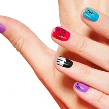 Artikel 2' Li Nota Tırnak Dövmesi, Tırnak Sticker, Nail Tattoo, Nail Art