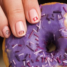 Artikel 2' Li Hello Tırnak Dövmesi, Tırnak Sticker, Nail Tattoo, Nail Art